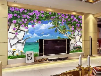 Custom Any Size 3D Wallpaper Stone Arch Purple Rse Flower Landscape Living Room TV Background Wall Decoration Mural Wallpaper
Custom Any Size 3D Wallpaper Stone Arch Purple Rse Flower Landscape Living Room TV Background Wall Decoration Mural Wallpaper