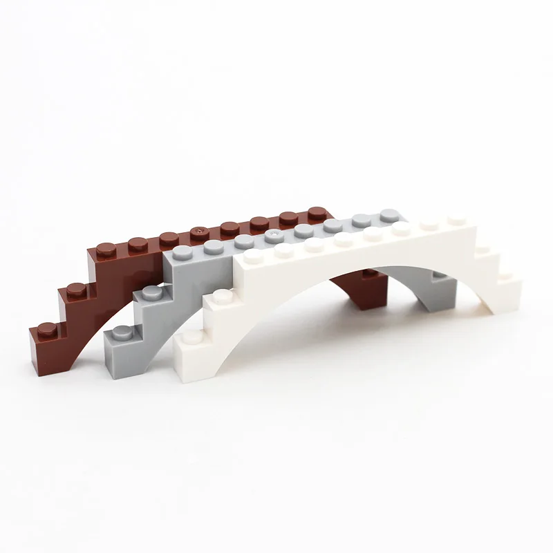 

Free Shipping! Moc Brick, Arch 1 x 12 x 3 6108 Top with Reinforced Underside DIY Enlighten Building Blocks Block Bricks