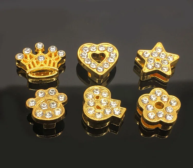 Free Shipping, 10PCS 8MM Gold Plated Mixed Style Flowers Slide Charms Letters Fit 8mm Belts Bracelets Pet Collars
Free Shipping, 10PCS 8MM Gold Plated Mixed Style Flowers Slide Charms Letters Fit 8mm Belts Bracelets Pet Collars