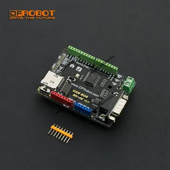 DFRobot CAN-BUS Shield V2.0, 3.3~5V MCP2515 chip with MicroSD socket Support UART/i2C/DB9 interfaces for Arduino Microcontroller
DFRobot CAN-BUS Shield V2.0, 3.3~5V MCP2515 chip with MicroSD socket Support UART/i2C/DB9 interfaces for Arduino Microcontroller