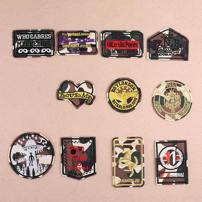 PGY Exquisite Iron on camouflage Patches Golden Bird Embroidered Patch Appliques for DIY T-shirt Jeans Jackets Badges wholesale
PGY Exquisite Iron on camouflage Patches Golden Bird Embroidered Patch Appliques for DIY T-shirt Jeans Jackets Badges wholesale