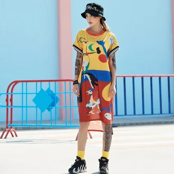 Summer Dress Female Casual O-Neck Women Dress Harajuku Print Chicken Breathable Hole Sexy Chinese style Beach Dress For Women
Summer Dress Female Casual O-Neck Women Dress Harajuku Print Chicken Breathable Hole Sexy Chinese style Beach Dress For Women