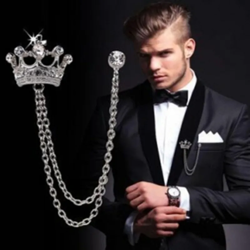 Brand Unisex Brooches For Women Jewelry Men&Suits Accessories Crystal Crown Lapel Pin Collar Lapel Pin Badge Brooch Wholesale
Brand Unisex Brooches For Women Jewelry Men&Suits Accessories Crystal Crown Lapel Pin Collar Lapel Pin Badge Brooch Wholesale