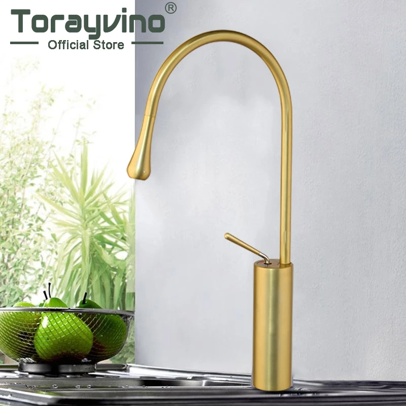 Torayvino Kitchen/Bathroom Brushed Nickel Gold Silver Black Deck Mounted Faucet Cold & Hot Water Faucets Basin Sink Tap
Torayvino Kitchen/Bathroom Brushed Nickel Gold Silver Black Deck Mounted Faucet Cold & Hot Water Faucets Basin Sink Tap