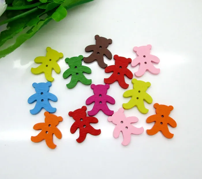 50Pcs Mixed Wood Bear Sewing Buttons For Kids Clothes Scrapbooking Decorative Wooden Botones Craft Needlework DIY Accessories
50Pcs Mixed Wood Bear Sewing Buttons For Kids Clothes Scrapbooking Decorative Wooden Botones Craft Needlework DIY Accessories