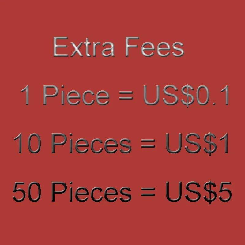 Price Difference Making Up for Shipping Fee / Changing Product / Other Additional Cost
Price Difference Making Up for Shipping Fee / Changing Product / Other Additional Cost