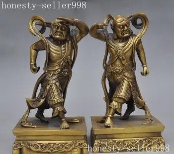 wedding decoration Chinese brass Protect evil spirit Immortal Door God Warrior General Statue Pair
wedding decoration Chinese brass Protect evil spirit Immortal Door God Warrior General Statue Pair