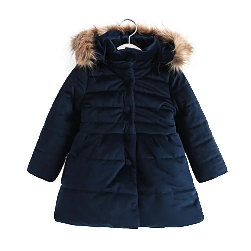 Girls Jackets Coats 2018 Fur Hooded Falnnel Thick Warm Down Cotton Kids Clothes Outwear Children's Thicking Cotton Padded Jacket
Girls Jackets Coats 2018 Fur Hooded Falnnel Thick Warm Down Cotton Kids Clothes Outwear Children's Thicking Cotton Padded Jacket