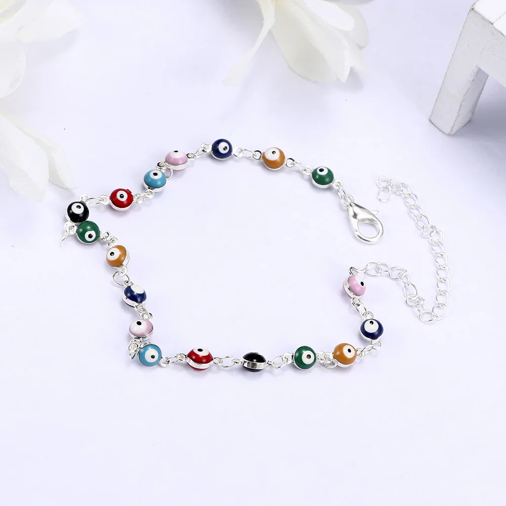 Multicolor Folk-custom Drops Devil's Eye Chic Anklet Beach Barefoot Small Fresh Anklet Fashion Jewelry Accessories
Multicolor Folk-custom Drops Devil's Eye Chic Anklet Beach Barefoot Small Fresh Anklet Fashion Jewelry Accessories