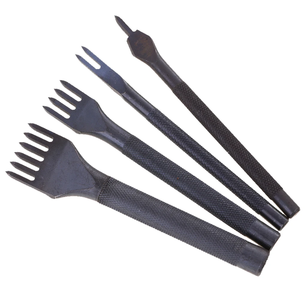 4 Styles 2mm Prong Leather Craft Hole Punch Tools Kit Convenient Diamond Point Chisel Pro-line Pre Stitching Working Tool
4 Styles 2mm Prong Leather Craft Hole Punch Tools Kit Convenient Diamond Point Chisel Pro-line Pre Stitching Working Tool