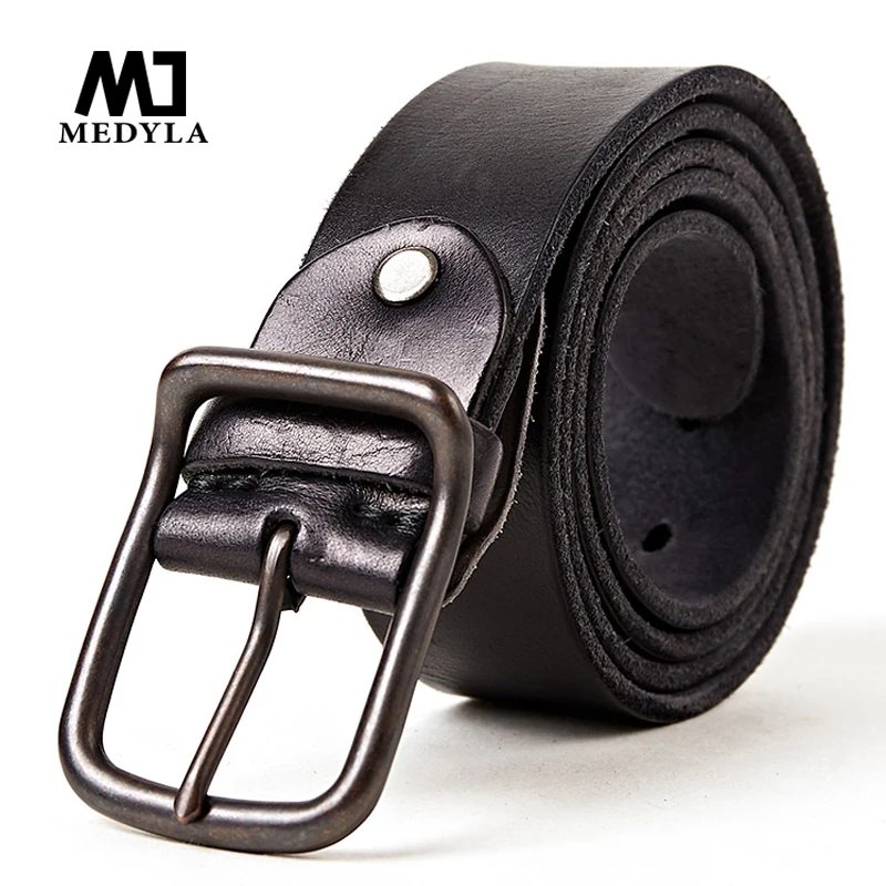 MEDYLA 100% TOP Layer Genuine Leather Men Belt Luxury Brand Belts for Men Vintage Alloy Buckle Designed Cummerbaund Male Girdle
MEDYLA 100% TOP Layer Genuine Leather Men Belt Luxury Brand Belts for Men Vintage Alloy Buckle Designed Cummerbaund Male Girdle