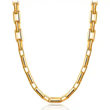 Hip Hop Rope Necklace For Men Yellow Gold Color Thick Hippie Rock Chain Long Necklace Hot Fashion Jewelry
Hip Hop Rope Necklace For Men Yellow Gold Color Thick Hippie Rock Chain Long Necklace Hot Fashion Jewelry