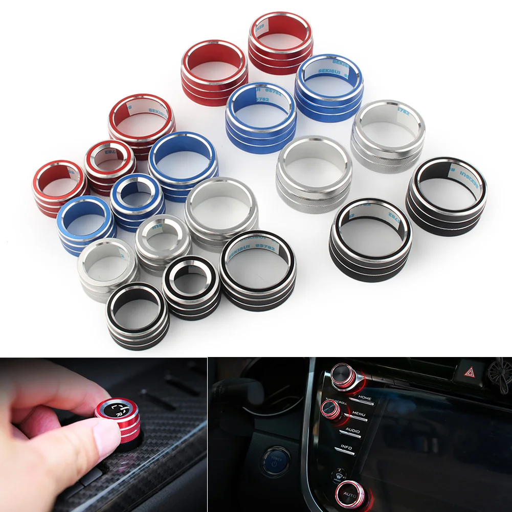 4Pcs Aluminum Air Conditioning + Audio + Function Button Knobs Trim Ring Cover For 2018 Toyota Camry
4Pcs Aluminum Air Conditioning + Audio + Function Button Knobs Trim Ring Cover For 2018 Toyota Camry