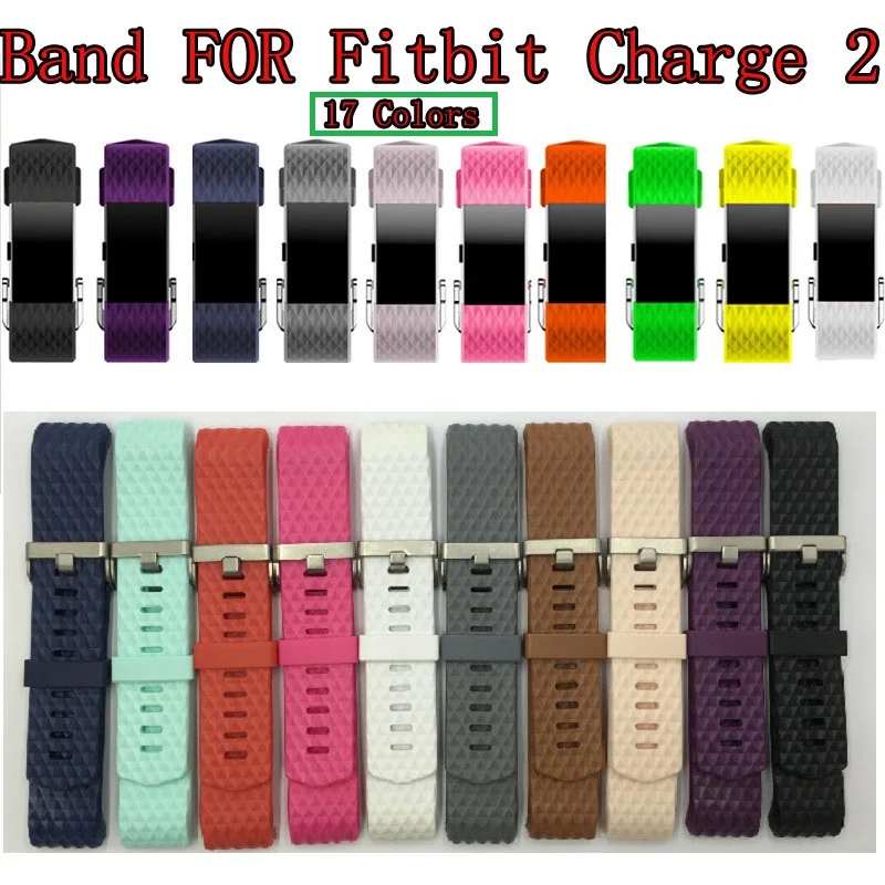 17 Colors Silicone Replacement Watch Band for Fitbit Charge 2 Bracelet 3D Bracelet for fitbit charge 2 Heart Rate Smart Watch
17 Colors Silicone Replacement Watch Band for Fitbit Charge 2 Bracelet 3D Bracelet for fitbit charge 2 Heart Rate Smart Watch