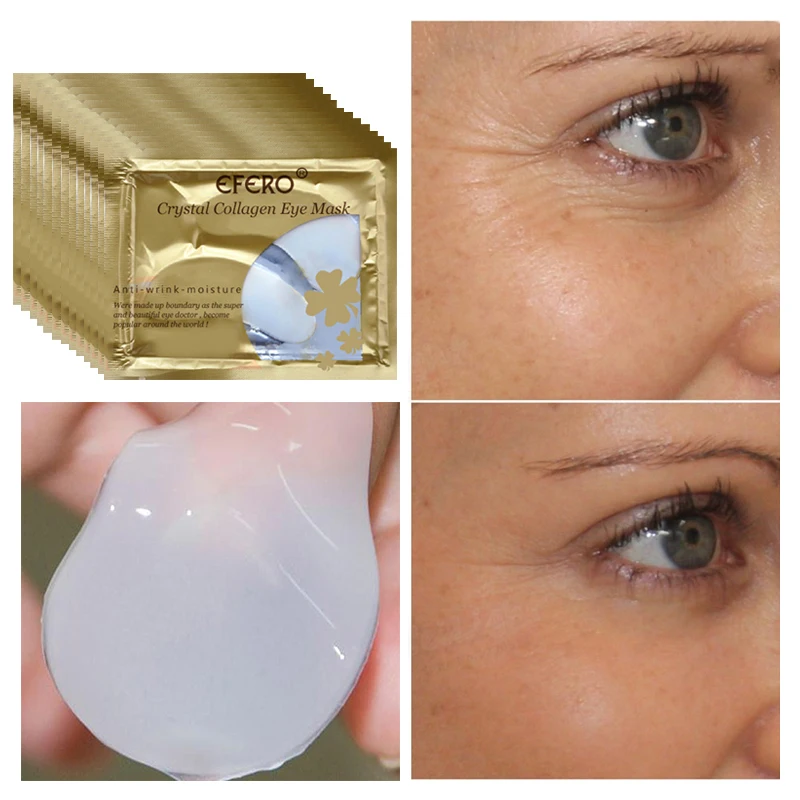 EFERO Moisturizing Eye Mask Collagen Crystal Eye Mask Face Mask Gel Eye Patches Eyes Bag Dark Circles Anti Aging Wrinkle TSLM1
EFERO Moisturizing Eye Mask Collagen Crystal Eye Mask Face Mask Gel Eye Patches Eyes Bag Dark Circles Anti Aging Wrinkle TSLM1