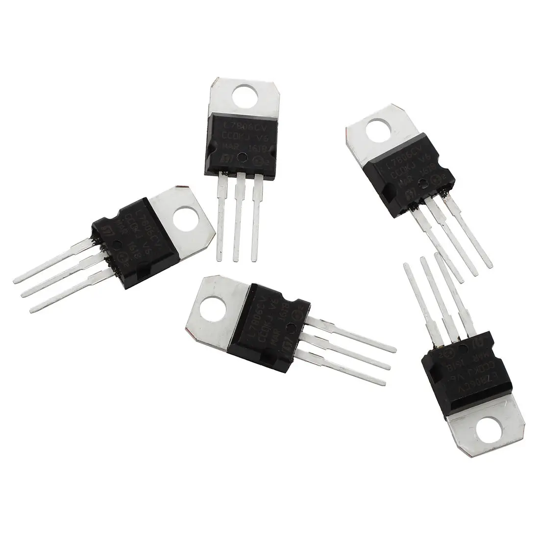 5 Pcs TO-220 Package L7806CV 1.5A 6V Positive Voltage Regulator Voltage Regulators Stabilizers
5 Pcs TO-220 Package L7806CV 1.5A 6V Positive Voltage Regulator Voltage Regulators Stabilizers
