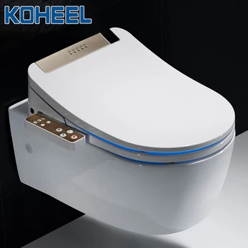 KOHEEL LCD 3 Color Intelligent Toilet Seat Elongated Electric Bidet Cover Smart Bidet Heating Smart Toilet Seat
KOHEEL LCD 3 Color Intelligent Toilet Seat Elongated Electric Bidet Cover Smart Bidet Heating Smart Toilet Seat