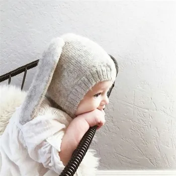 Cute Unisex Knitted Woolen Rabbite Baby Hat Winter Warm Rabbit Ears Cap for Children Kids Toddler Boy Girl Photography Props
Cute Unisex Knitted Woolen Rabbite Baby Hat Winter Warm Rabbit Ears Cap for Children Kids Toddler Boy Girl Photography Props