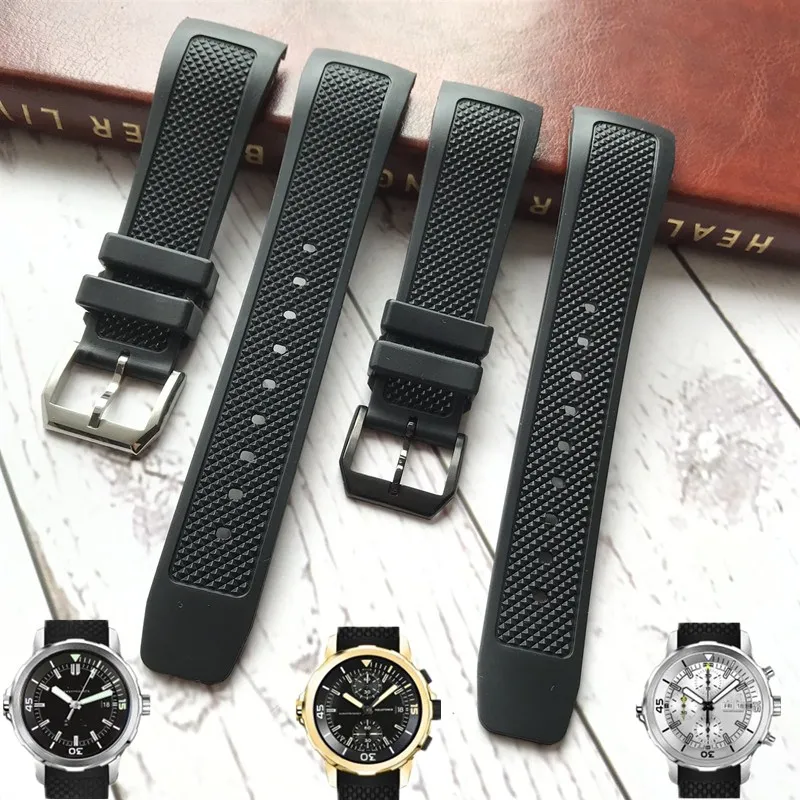 Curved End 22mm Silicone Rubber Watch Band Replacement for iw Strap PORTUGIESER IW390209 502 211 Wristwatch Bracelets Correas
Curved End 22mm Silicone Rubber Watch Band Replacement for iw Strap PORTUGIESER IW390209 502 211 Wristwatch Bracelets Correas