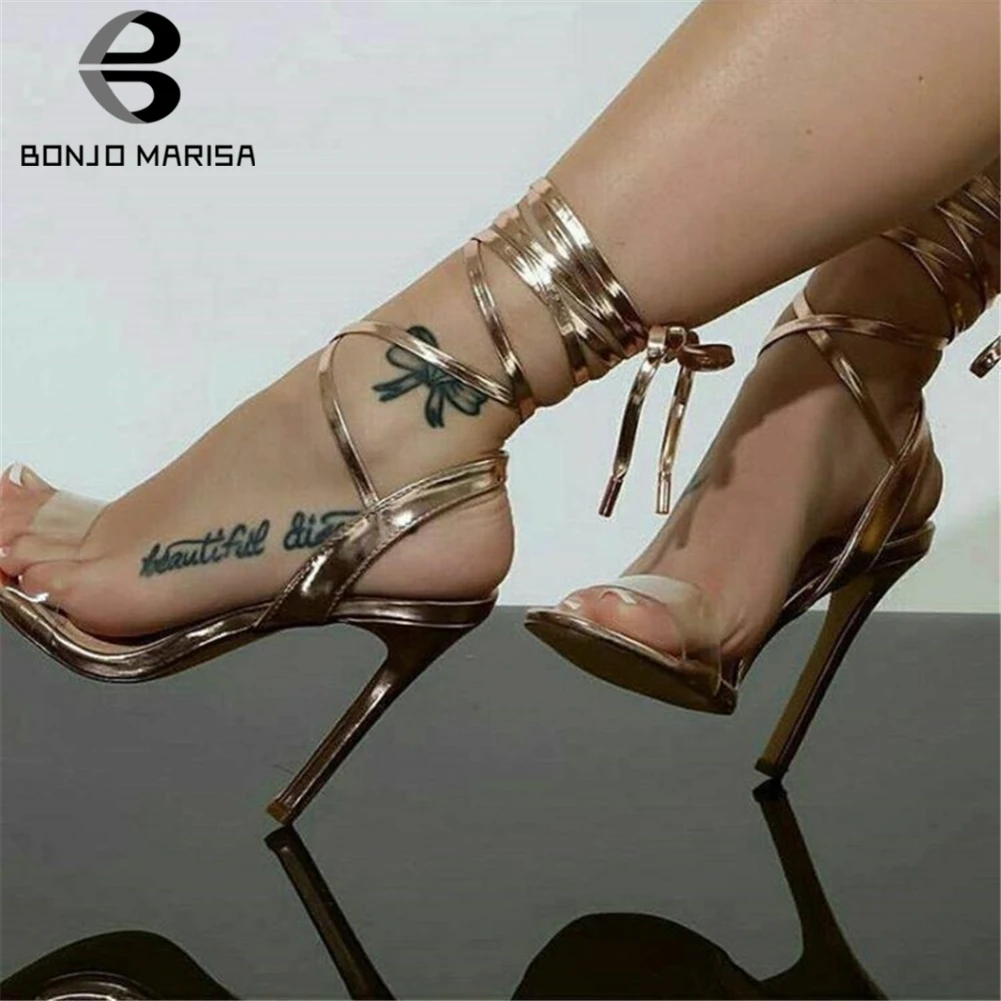 BONJOMARISA Brand Design Big Size 47 Sexy High Heels Women Shoes Sandals Prom Lady Summer Party ankle-wrap Shoes Woman
BONJOMARISA Brand Design Big Size 47 Sexy High Heels Women Shoes Sandals Prom Lady Summer Party ankle-wrap Shoes Woman