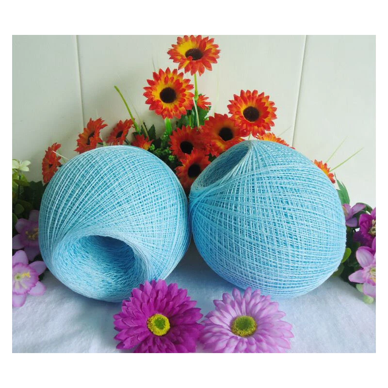 Linen Cotton Crochet Lace Yarn Hand Knitting hilos de bordar Mercerized Luxury Winter Summer Clothes Yarns Glowing Thread 250g
Linen Cotton Crochet Lace Yarn Hand Knitting hilos de bordar Mercerized Luxury Winter Summer Clothes Yarns Glowing Thread 250g