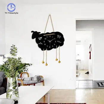 Cartoon Sheep Wall Clock Modern Design Children Bedroom Watch Home Decoration Accessories Study Mute Wall Clocks
Cartoon Sheep Wall Clock Modern Design Children Bedroom Watch Home Decoration Accessories Study Mute Wall Clocks