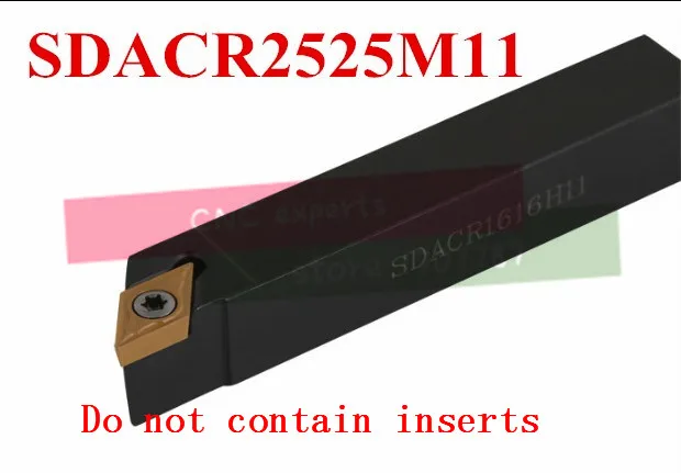 SDACR2525M11 25*25*150MM Metal Lathe Cutting Tools Lathe Machine CNC Turning Tools External Turning Tool Holder S-Type SDACR/L
SDACR2525M11 25*25*150MM Metal Lathe Cutting Tools Lathe Machine CNC Turning Tools External Turning Tool Holder S-Type SDACR/L