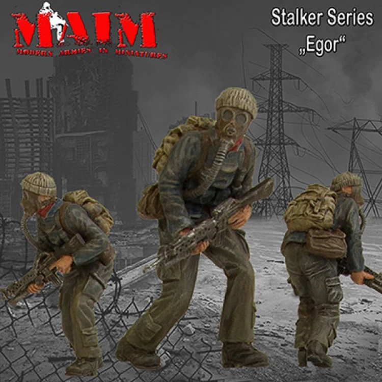 1/35 Stalker Series-Egor, Resin Model Soldier GK, Film biochemistry series, Unassembled and unpainted kit
1/35 Stalker Series-Egor, Resin Model Soldier GK, Film biochemistry series, Unassembled and unpainted kit