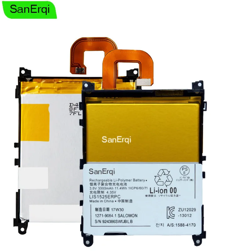 For sony Xperia Z1 L39H Battery C6902 C6903 LIS1525ERPC 3000mAh Mobile Phone Batterie Bateria Batterij
For sony Xperia Z1 L39H Battery C6902 C6903 LIS1525ERPC 3000mAh Mobile Phone Batterie Bateria Batterij