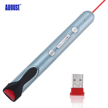 August LP170S Wireless Presenter with Red Laser Pointer Cordless Powerpoint Slide Changer with Shortcut Keys Battery Included
August LP170S Wireless Presenter with Red Laser Pointer Cordless Powerpoint Slide Changer with Shortcut Keys Battery Included