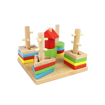 Chanycore Baby Learning Educational Wooden Toys Geometric Shape Blocks Column Board Sorting Matching zhb Montessori Gifts 4099
Chanycore Baby Learning Educational Wooden Toys Geometric Shape Blocks Column Board Sorting Matching zhb Montessori Gifts 4099