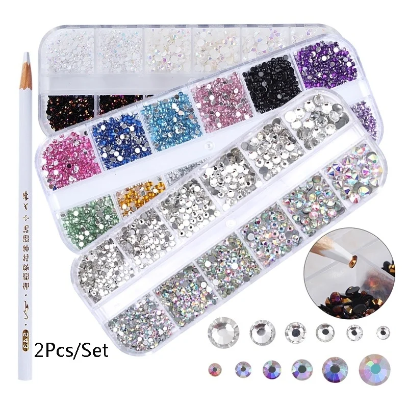 Colorful 3D DIY Nail Art Rhinestone Clear Flat Bottom Multi-size Nail Art Decor Manicure Apparel Sewing DIY Craft Supplies
Colorful 3D DIY Nail Art Rhinestone Clear Flat Bottom Multi-size Nail Art Decor Manicure Apparel Sewing DIY Craft Supplies