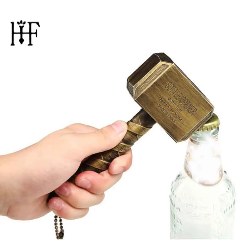 Thor's hammer Mjolnir Beer Bottle Opener 70*165MM Kitchen Bar Tools Keychain Portable Picnic Tool brelok do kluczy For man gift
Thor's hammer Mjolnir Beer Bottle Opener 70*165MM Kitchen Bar Tools Keychain Portable Picnic Tool brelok do kluczy For man gift