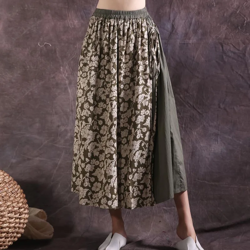 Johnature Elastic High Waist Print Lace-Up Skirts New 2019 Summer Women Patchwork Irregular Loose Vintage A-Line Skirts
Johnature Elastic High Waist Print Lace-Up Skirts New 2019 Summer Women Patchwork Irregular Loose Vintage A-Line Skirts