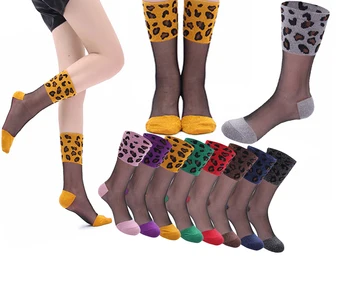 2019 New Fashion Leopard plus combed cotton In Tube socks Transparent Elastic Hosiery Gold silver silk Socks
2019 New Fashion Leopard plus combed cotton In Tube socks Transparent Elastic Hosiery Gold silver silk Socks
