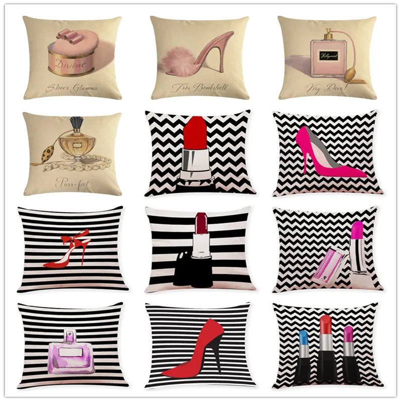 Decorative Throw Pillow Cover Case Perfume Bottles Custom Linen Seat Waist Cushion Cover For Sofa Home Decor Capa De Almofadas
Decorative Throw Pillow Cover Case Perfume Bottles Custom Linen Seat Waist Cushion Cover For Sofa Home Decor Capa De Almofadas