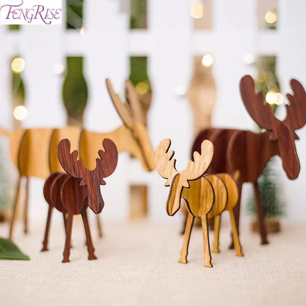 FengRise 1pc Christmas Wooden Deer Creative Reindeer Pendant DIY Christmas Ornament Xmas Gift for Kids Christmas Decor New Year
FengRise 1pc Christmas Wooden Deer Creative Reindeer Pendant DIY Christmas Ornament Xmas Gift for Kids Christmas Decor New Year