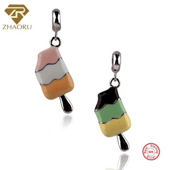 Zhaoru 925 Sterling Silver Enamal Pendant Charm Fit Bracelet & Bangle & Necklace DIY Fine Jewelry Charm None Stone
Zhaoru 925 Sterling Silver Enamal Pendant Charm Fit Bracelet & Bangle & Necklace DIY Fine Jewelry Charm None Stone