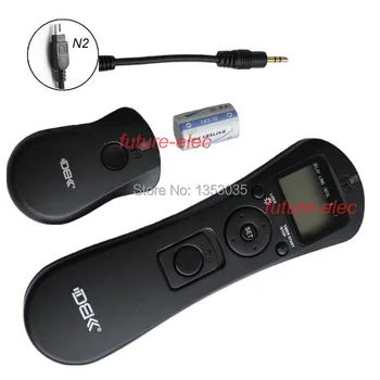 

Free Shipping 2.4GHz Wireless Timer Remote Controller Control Shutter Release Cord N2 for Nikon D70S D80 DSLR Digital SLR Camera