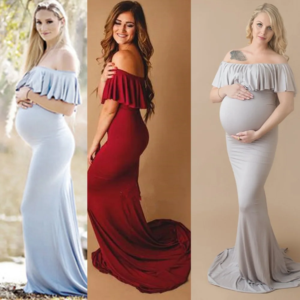 2019Maternity Dresses For Photo Shooting Ruffle Collar Dress Maternity Photography Props Pregnancy Dress Maternity Grown
2019Maternity Dresses For Photo Shooting Ruffle Collar Dress Maternity Photography Props Pregnancy Dress Maternity Grown