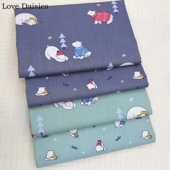100% Cotton Twill Cute DARK BLUE GRAY Cartoon Polar Bear Snowflake Pine Fabric for DIY KidCrib Bedding Sheet Apparel Home Decor
100% Cotton Twill Cute DARK BLUE GRAY Cartoon Polar Bear Snowflake Pine Fabric for DIY KidCrib Bedding Sheet Apparel Home Decor