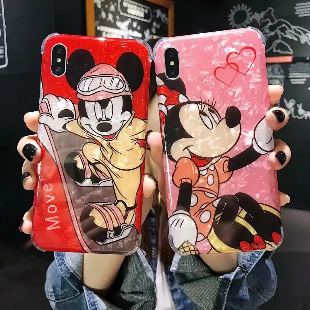 JAMULAR Sports Skateboard Mickey Minnie Phone Case For iPhone XS MAX XR 7 8 6 6s Plus Conch Shell Soft Back Cover Cartoon Fundas
JAMULAR Sports Skateboard Mickey Minnie Phone Case For iPhone XS MAX XR 7 8 6 6s Plus Conch Shell Soft Back Cover Cartoon Fundas