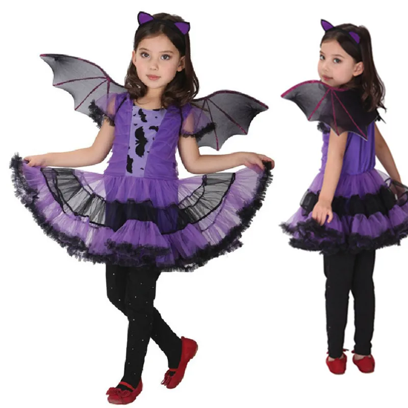 Fancy Masquerade Birthday Halloween Party Bat Cosplay Dress Witch wings Costume for Kids Girls New Year Headband
Fancy Masquerade Birthday Halloween Party Bat Cosplay Dress Witch wings Costume for Kids Girls New Year Headband