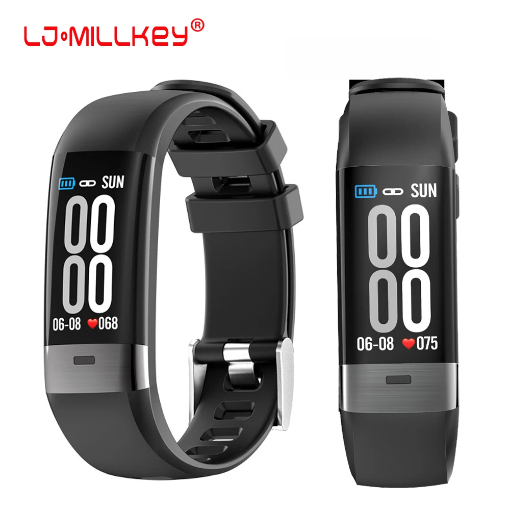Fitness Bracelet ECG PPG Heart Rate Watch Sleep Monitor Blood Pressure Fitness Tracker Android IOS Color Screen Sports Band
Fitness Bracelet ECG PPG Heart Rate Watch Sleep Monitor Blood Pressure Fitness Tracker Android IOS Color Screen Sports Band