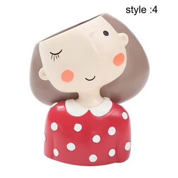 Resin Flower Pot Girl Image Succulent Plant Container for Garden Home Decoration HG99
Resin Flower Pot Girl Image Succulent Plant Container for Garden Home Decoration HG99