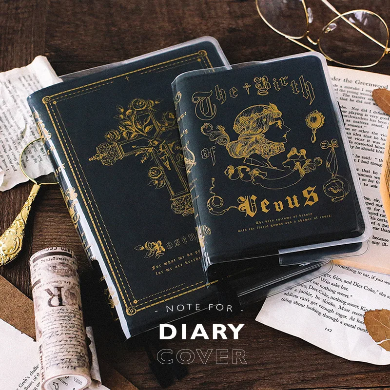 Vintage Golden Printed Fashion God And Planets Theme PVC Cover A5 A6 Suit For Standard Hobonichi Journal Cover
Vintage Golden Printed Fashion God And Planets Theme PVC Cover A5 A6 Suit For Standard Hobonichi Journal Cover