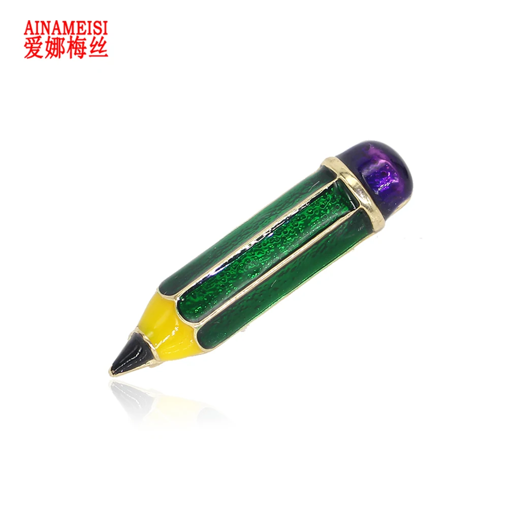 AINAMEISI Alloy Green Enamel Pencil Brooches For Women Men Kids Girls Cute Cartoon Party Banquet Brooch Pins Jewelry Gifts
AINAMEISI Alloy Green Enamel Pencil Brooches For Women Men Kids Girls Cute Cartoon Party Banquet Brooch Pins Jewelry Gifts