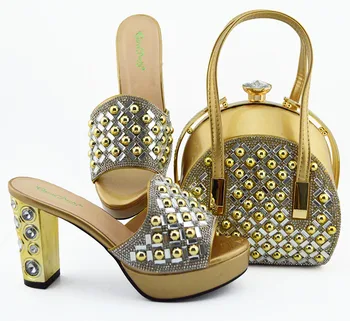 2019 new fashion italian shoes and bag matching set shoes bag set gold slippers shoes with matching clutches bag 2019 SB8394-3
2019 new fashion italian shoes and bag matching set shoes bag set gold slippers shoes with matching clutches bag 2019 SB8394-3