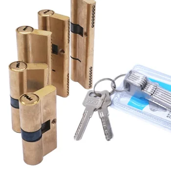 Pure copper AB lock core 110mm Cylinder AB Key Anti-Theft Entrance Brass Door Lock single row marble lock core
Pure copper AB lock core 110mm Cylinder AB Key Anti-Theft Entrance Brass Door Lock single row marble lock core