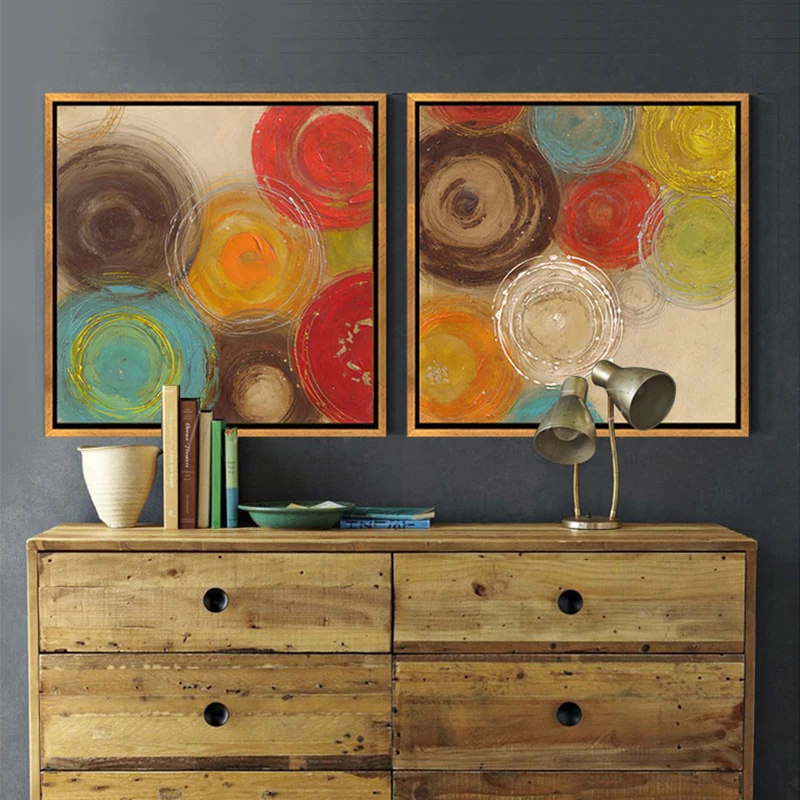 modern abstract painting Colored circles decorative artist canvas wall art for home Poster picture print living room decoration
modern abstract painting Colored circles decorative artist canvas wall art for home Poster picture print living room decoration